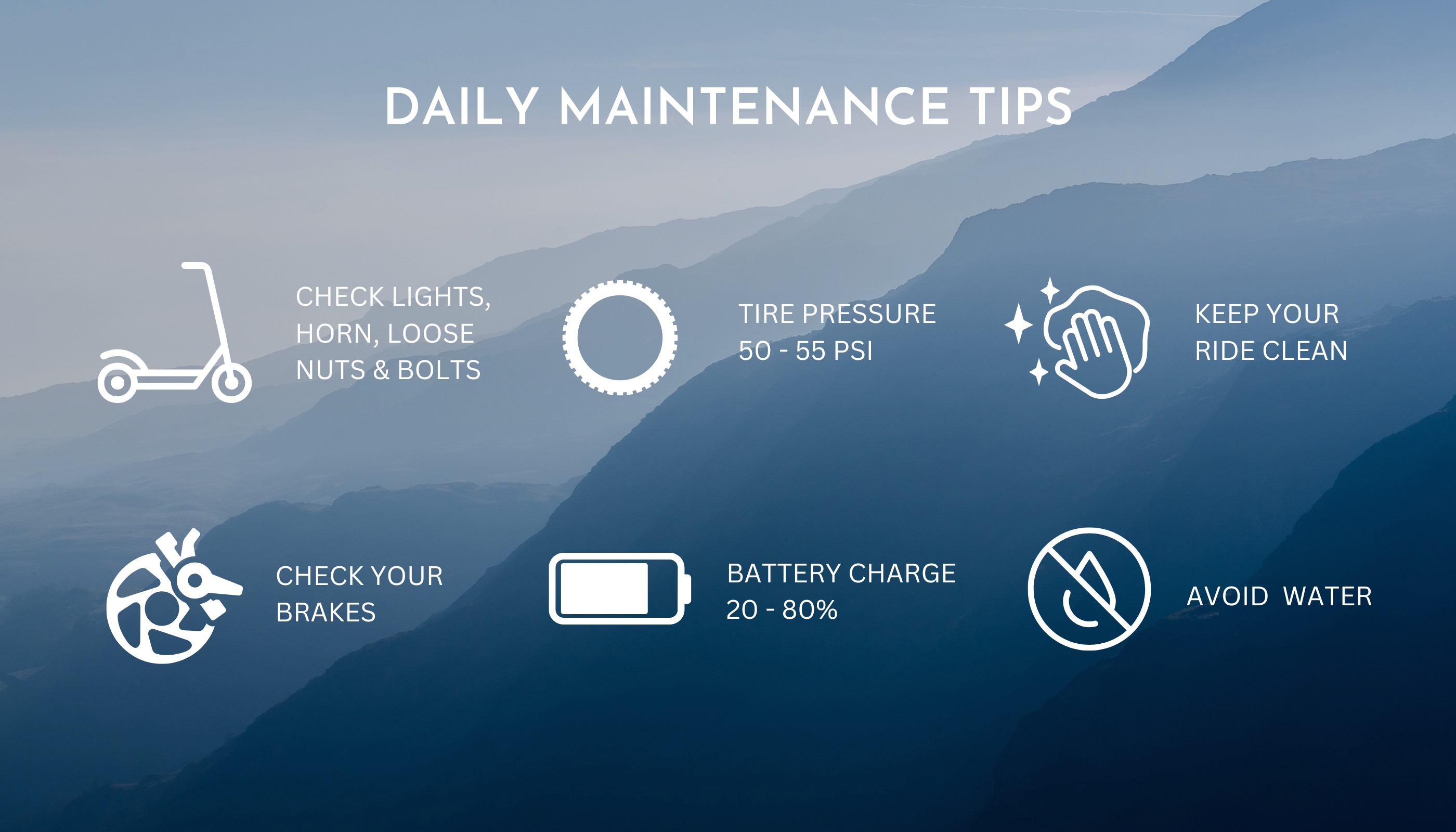 6 Maintenance Tips for your Electric Scooter